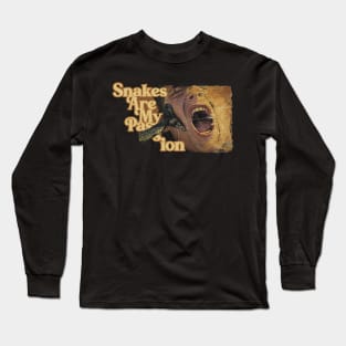 Snakes Are My Passion Retro Long Sleeve T-Shirt